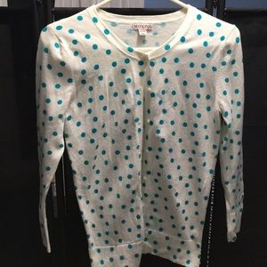 Polka dot cardigan